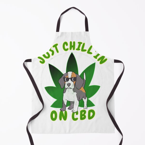 Item preview, CBD DOG BEAGLE JUST CHILL'IN ON CBD DOG LOVER DESIGN designed and sold by KatesFunnyArt.