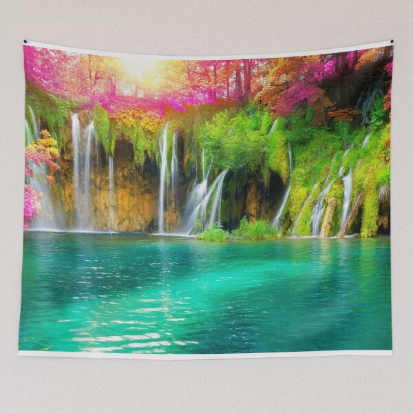 Item preview, Croatia Plitvice Waterfall Landscape designed and sold by JTS STORE.
