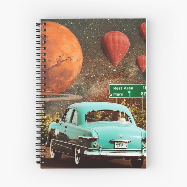 Item preview, Highway To Mars - Retro Space-themed Poster designed and sold by KKEgypt.