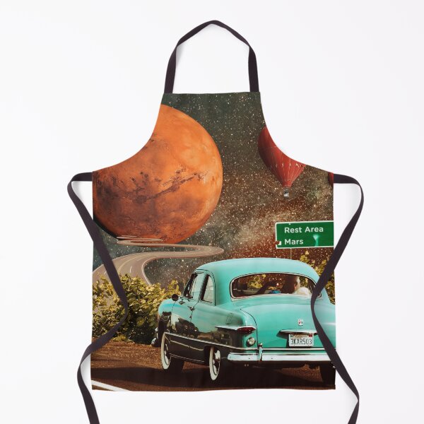 Item preview, Highway To Mars - Retro Space-themed Poster designed and sold by KKEgypt.