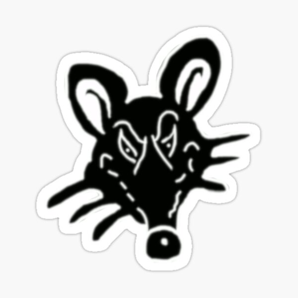 BLACK RAT Sticker