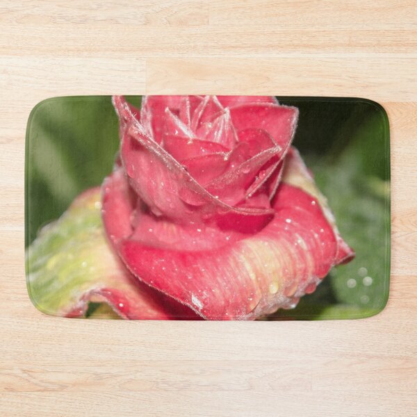 Item preview, red flower in the shape of a rose with water drops on it, macro designed and sold by nataliavavilina.