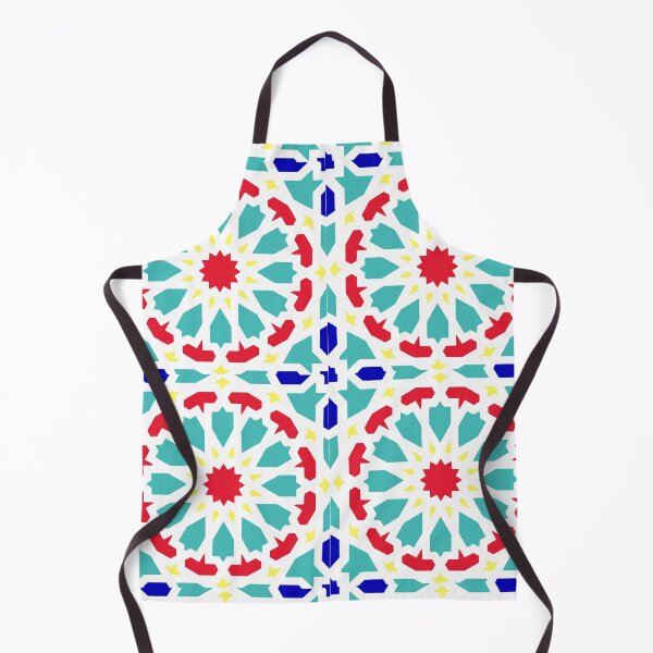 Item preview, Colorful arabic tile pattern - white background designed and sold by wiwiart.