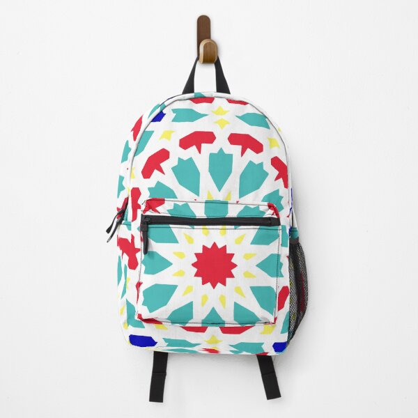 Item preview, Colorful arabic tile pattern - white background  designed and sold by wiwiart.