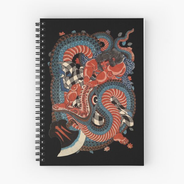Item preview, Utagawa Kuniyoshi: Kintoki killing a giant snake designed and sold by Madjack Tees Kiwi SuperStore.