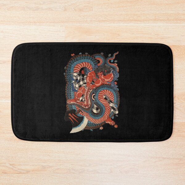Item preview, Utagawa Kuniyoshi: Kintoki killing a giant snake designed and sold by Madjack Tees Kiwi SuperStore.