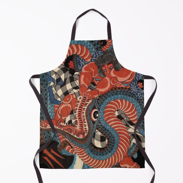 Item preview, Utagawa Kuniyoshi: Kintoki killing a giant snake designed and sold by Madjack Tees Kiwi SuperStore.