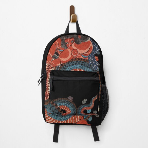 Item preview, Utagawa Kuniyoshi: Kintoki killing a giant snake designed and sold by Madjack Tees Kiwi SuperStore.