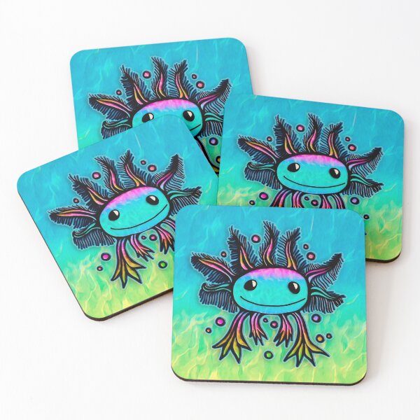 Item preview, Axolotl, kawaii, cute, exotic, animal designed and sold by boom-art.