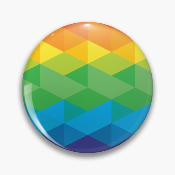 Item preview, Rainbow Diamond Shapes Geometric Abstract Multicolored Pattern  designed and sold by patternsoup.