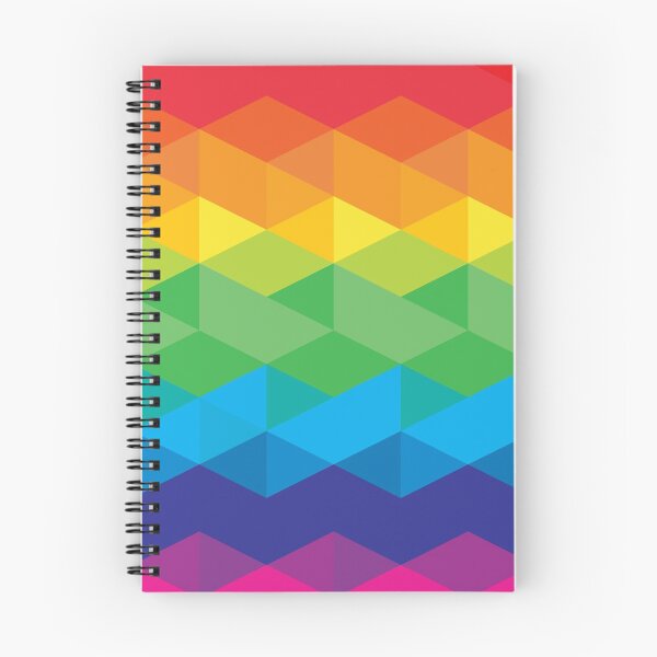 Item preview, Rainbow Diamond Shapes Geometric Abstract Multicolored Pattern designed and sold by patternsoup.