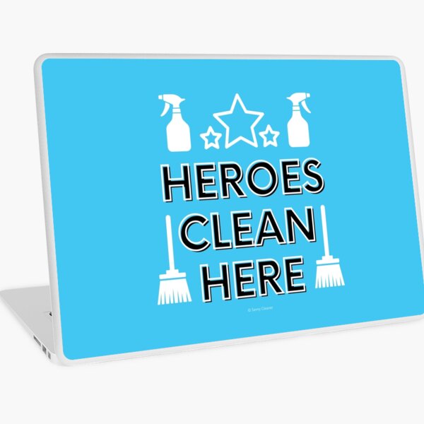 Item preview, Heroes Clean Here Broom Spray Bottle Fun Housekeeping Lady Gifts designed and sold by SavvyCleaner.