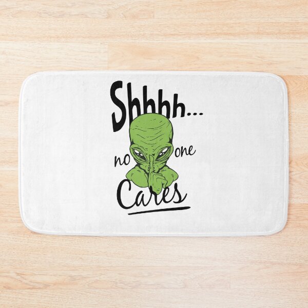 Item preview, Shhh No One Cares sticker designed and sold by sketchypages.