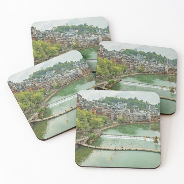 Item preview, Beautiful Fenghuang Wooden Bridge Landscape designed and sold by JTS STORE.