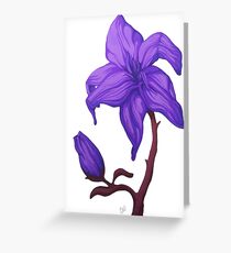 Larger than Life ~Purple~ Greeting Card
