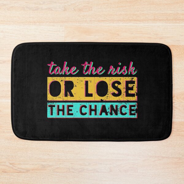 Item preview, Take The Risk Cool Motivational Retro Quote Vintage designed and sold by sillyquestions.
