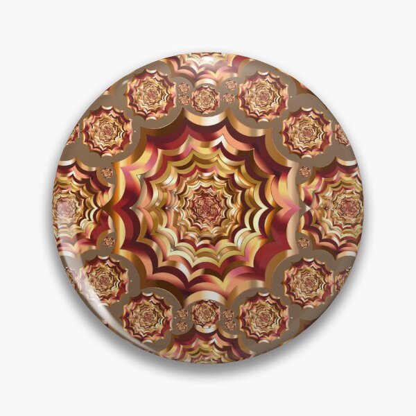 Item preview, Mandala Hypno Pattern light brown designed and sold by Hypnotees.