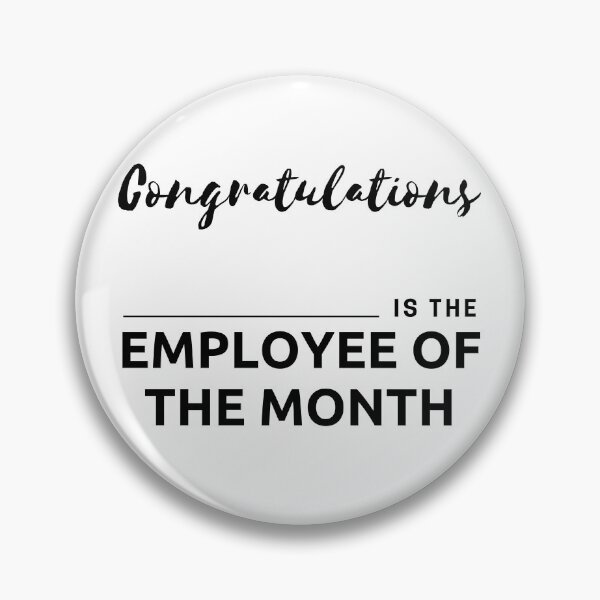 Item preview, Congratulations to the Employee of the Month - Graphic Text Typography designed and sold by happyshopg.