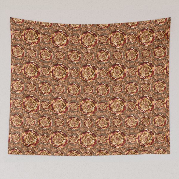Item preview, Mandala Hypno Pattern light brown designed and sold by Hypnotees.
