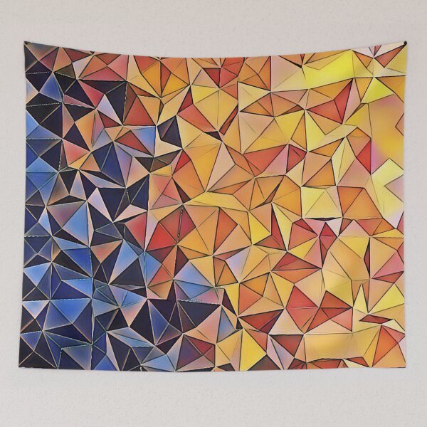 Item preview, Geometric Triangles With Colorful Seamless Pattern designed and sold by Indra Agrawal.