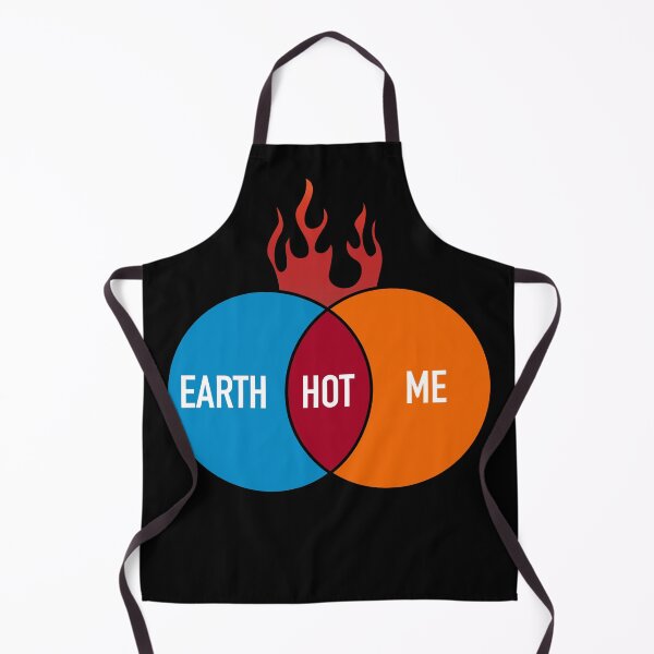 Item preview, Earth - Me - Hot - Global Warming Venn Diagram designed and sold by Happy Puppy Print On Demand.