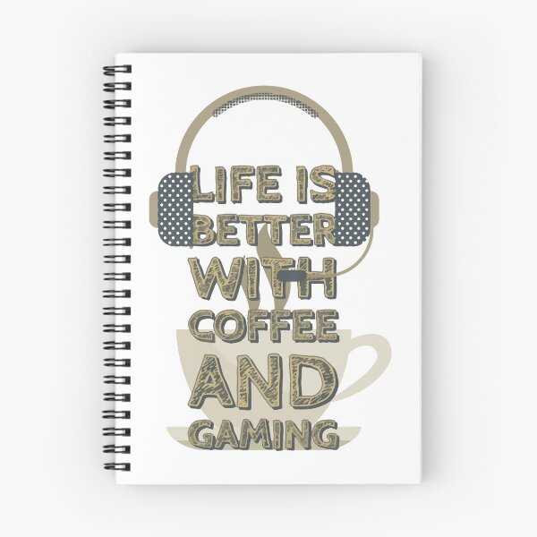 Item preview, life is better with coffee and gaming designed and sold by derryshop.