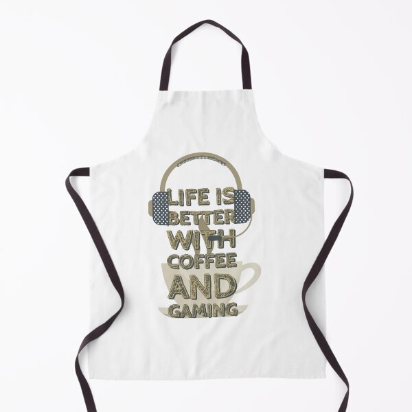 Item preview, life is better with coffee and gaming designed and sold by derryshop.