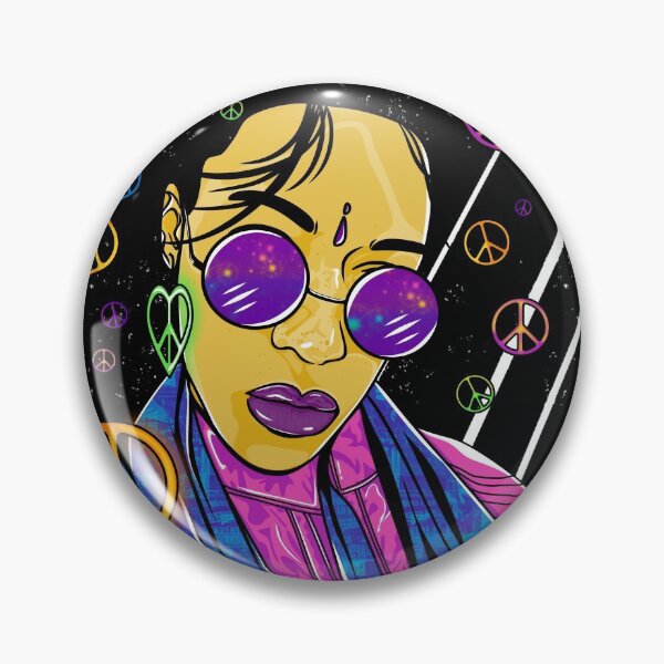 Item preview, Good Vibes Only Pop Art Hippy designed and sold by FFDoodles.