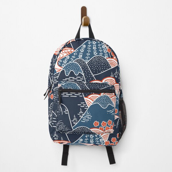 Item preview, Mountain Kimono Fabric Pattern designed and sold by JTS STORE.