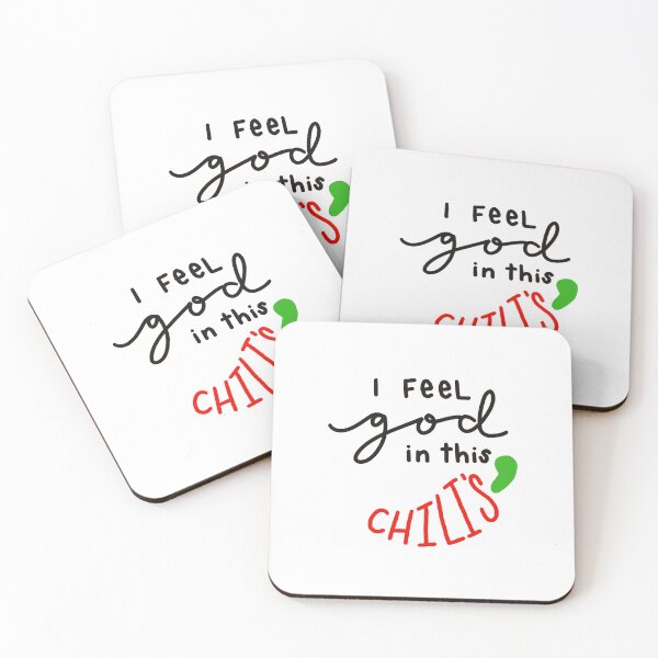 Item preview, I Feel God in this Chili’s designed and sold by Cliché Calligraphy.