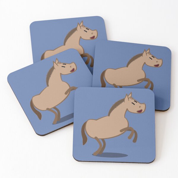 Item preview, Neighing Horse - Cute Cartoon designed and sold by MumuMundo.
