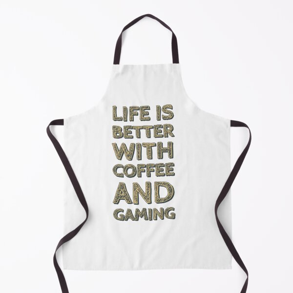 Item preview, life is better with coffee and gaming designed and sold by derryshop.