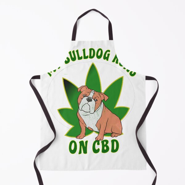 Item preview, CBD DOG BULLDOG MY BULLDOG  RUNS ON CBD DOG LOVER DESIGN designed and sold by KatesFunnyArt.