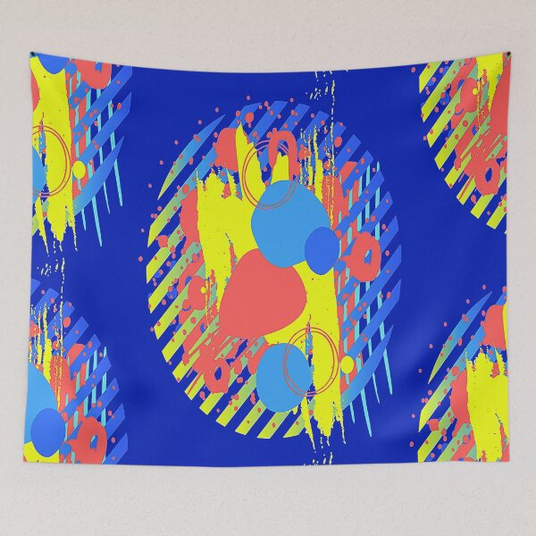 Item preview, Arte Abstracto, Psychedelic,playful, wacky weird abstracto, abstract pattern design. designed and sold by Adri Barnard.