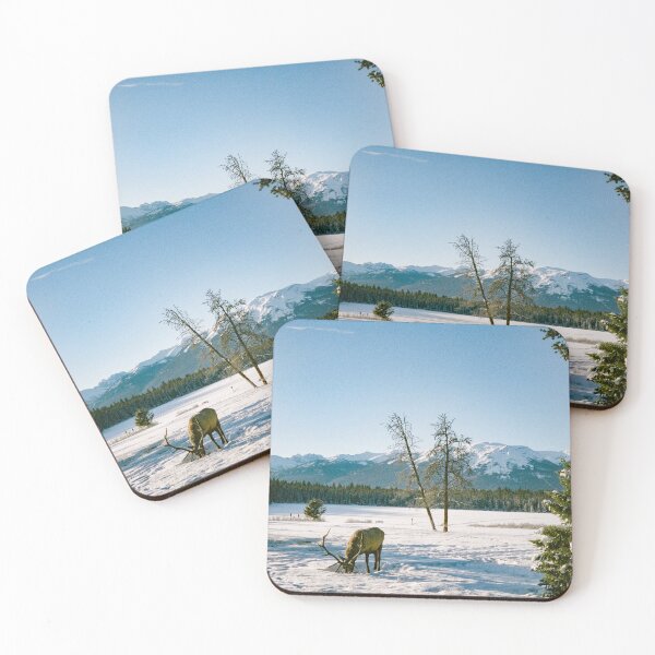 Item preview, Elk in Jasper National Park designed and sold by capturemily.
