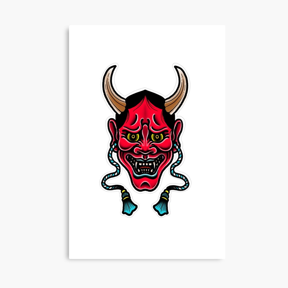 Japanese Hannya mask.