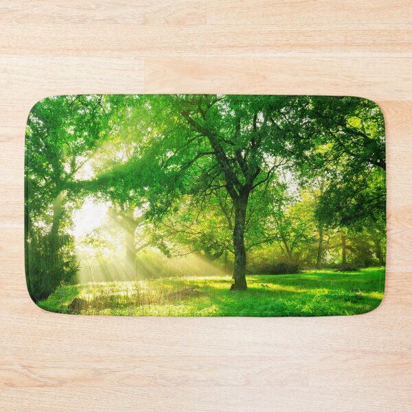 Item preview, Green Forest Landscape Sunrise designed and sold by JTS STORE.