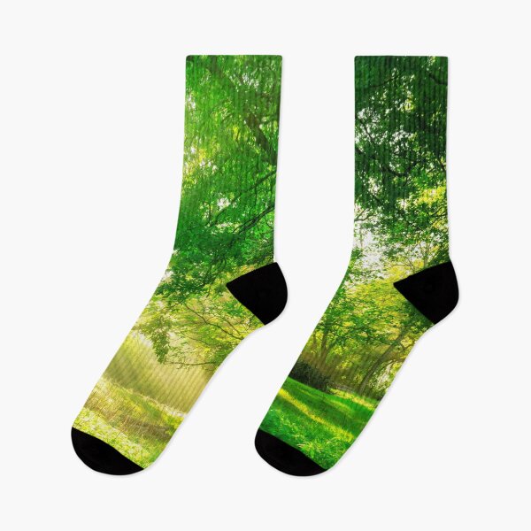 Item preview, Green Forest Landscape Sunrise designed and sold by JTS STORE.