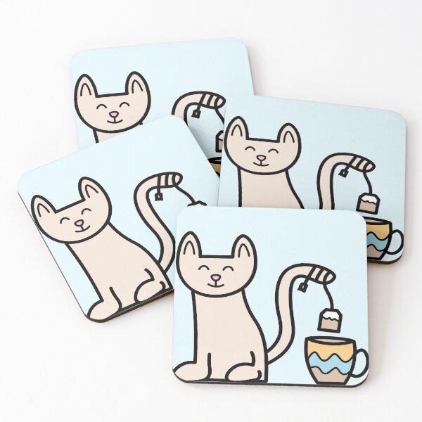 Item preview, Cat Making Tea designed and sold by krisola.