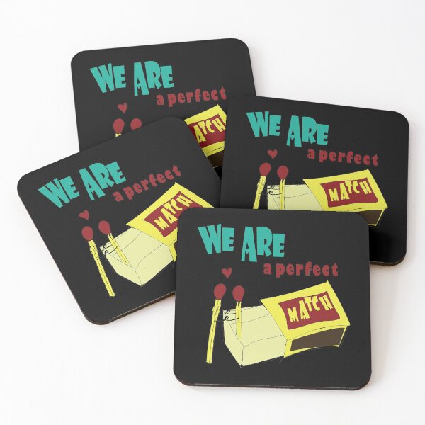 Item preview, We are a perfect match. designed and sold by olafekry.