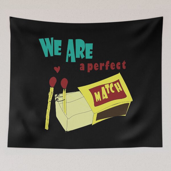 Item preview, We are a perfect match. designed and sold by olafekry.