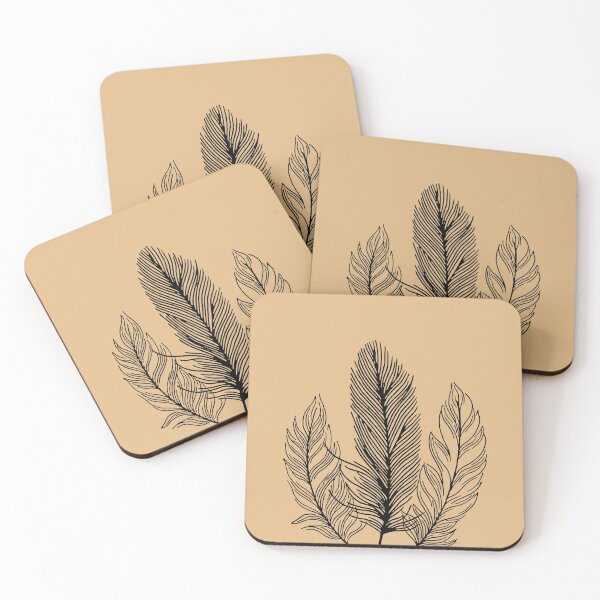 Item preview, Boho Feathers | Bohemian Earthy Minimalist Design designed and sold by BohoMondo.