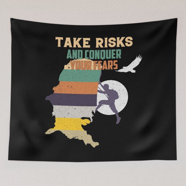 Item preview,  American map Climbing, Take risks and conquer your fears. designed and sold by Rima Amin.