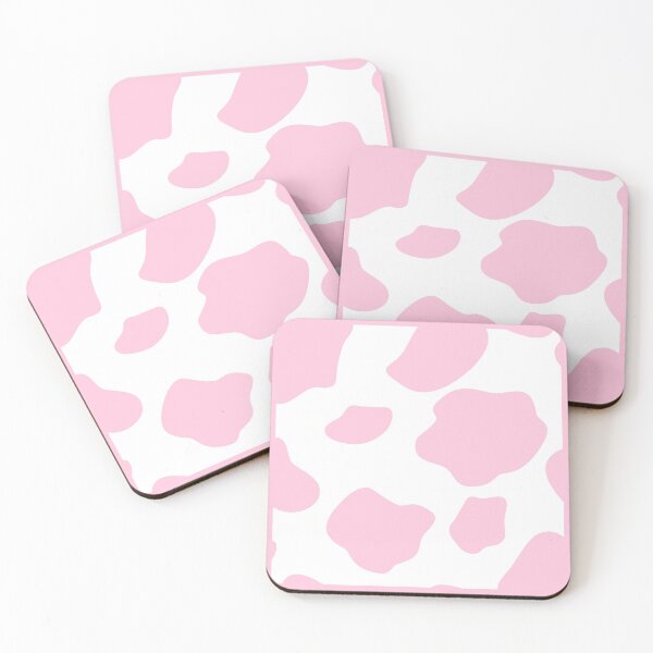 Item preview, Soft Pink Cow Print Square designed and sold by Raquel Taylor.