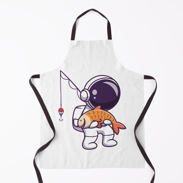 Item preview, Cute Astronaut Fishing designed and sold by YousfiYs.