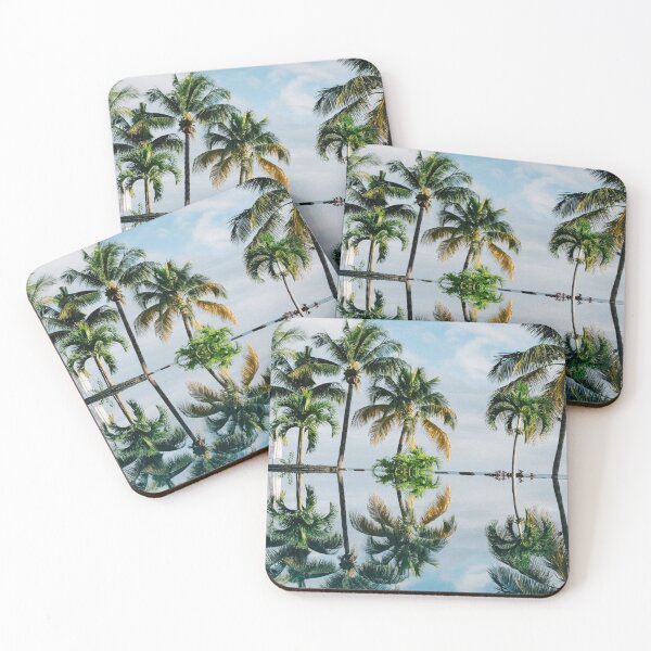 Item preview, Palms and blue water designed and sold by CrazyHowCool.