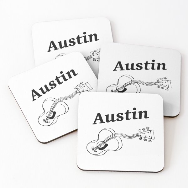 Aperçu de l'œuvre Austin Bendy Guitar Noir créée et vendue par germsarty.