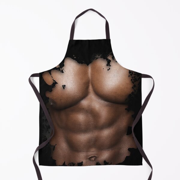 Item preview, Realistic Chest Six Pack Fake Abs Muscle Man designed and sold by WillPowerApp.