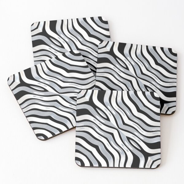 Item preview, white and black ripples canceling each other out designed and sold by Arcane  Adorable.