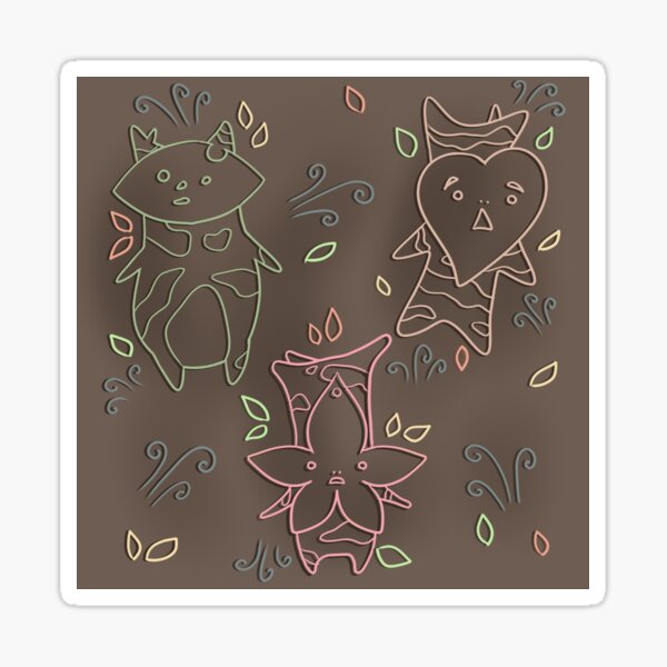 Korok Pattern (Brown) Sticker